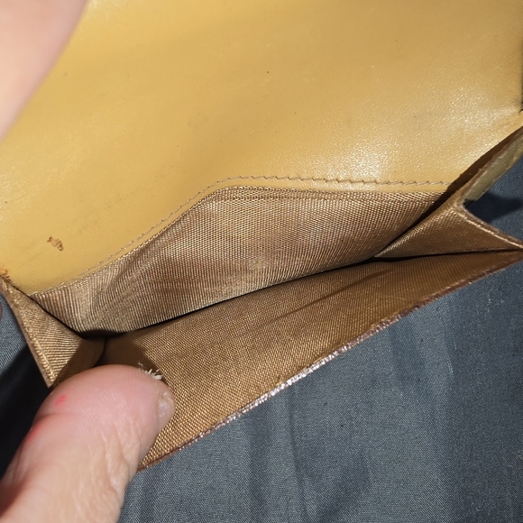 Celine Brown and Tan Wallet With Kisslock Coin Pouch - Picture 6 of 8